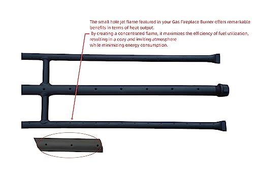 Americangaslogs H- Rectangular Gas Fire Pit And Gas Fireplace H-Burner H Burner thumb #5