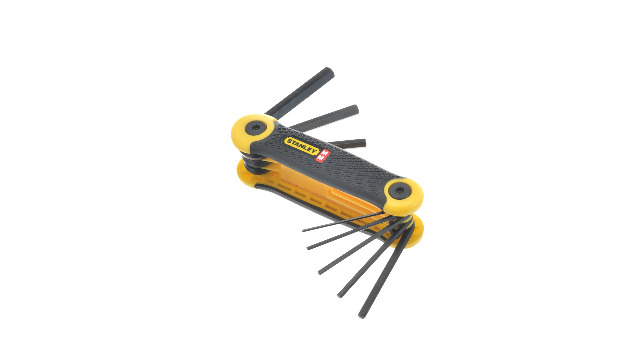 STANLEY Metic Folding Hex Key Set Pocket Size (8 Pieces) 2-69-264