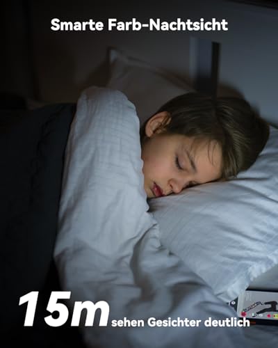 Imou 2K+2K Dual Kameras Überwachung Innen mit Mensch/Tier, 2.4/5GHz WLAN 360° PTZ Überwachungskamera Innen, Farbnachtsicht, Smart Tracking, 2-Wege-Audio, Sirene,Modus Privat,Ideal für Baby/Haustier