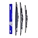 Price comparison product image Vipa Car Parts Premium Wiper Blade Set | fits: RENAULT KANGOO Van (Aug 1997 to Apr 2009) | All-Weather Performance | Durable, Streak-Free Windshield Wipers | Easy Installation
