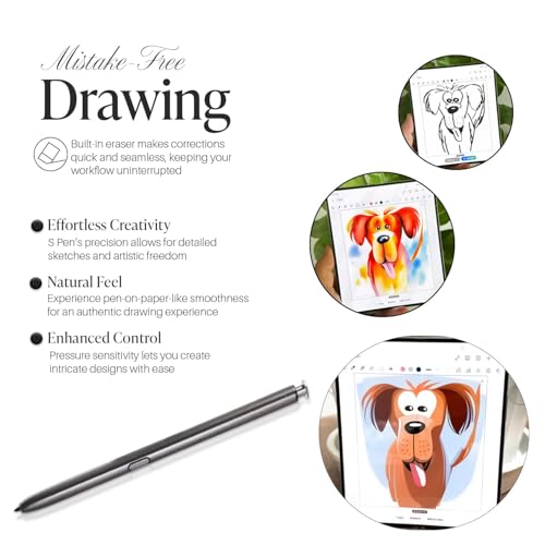 Image of AutoStory Samsung Galaxy S22 Ultra /S23 Stylus Pen for Android Replacement | Compatible for Galaxy S22 Ultra /S23 Ultra (SM-S908B, SM-S918B) 4096 Sensitivity with 5 Extra nibs (Without Bluetooth)