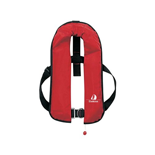 12skipper Automatik-Rettungswesten 165N/300N ISO UML | versch. Varianten (Rot, 165N Harness) Cover