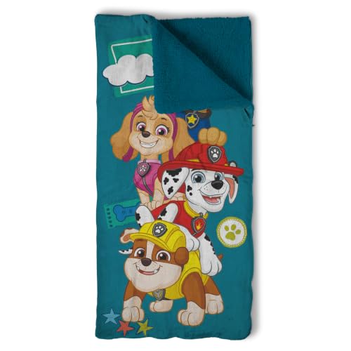 NORTHWEST Paw Patrol Here for Pup Fun Silk Touch Sherpa Slumber Bag