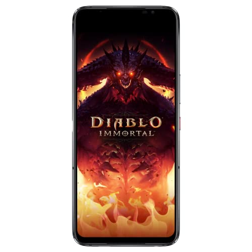 Asus ROG Phone 6 5G Smartphone (16+512GB, 6,78" FullHD+ 165Hz AMOLED Display, Snapdragon™ 8+ Gen1, Triple Kamera 50MP, 6000mAh Akku), Diablo Immortal Edition mit exklusivem Zubehör, Hellfire Red