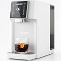 Reverse Osmosis Water Filter Countertop,Water Purifier with 4 Stage Water Purification & 5:1 Pure to Drain,3s-Instant Hot Water Dispenser with 6L Large Tank for Tap/Well Water, Installation Free