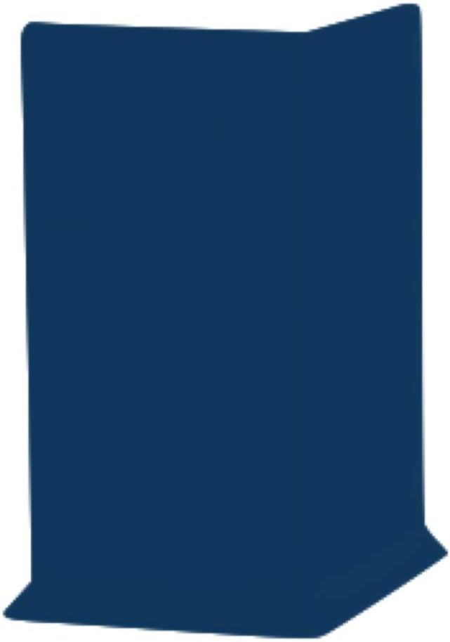 Roppe 700 Series 1/8 Rubber/Vinyl Mix (Type TP) Deep Navy, 4 H X 1/8 W (Outside Corner Block)