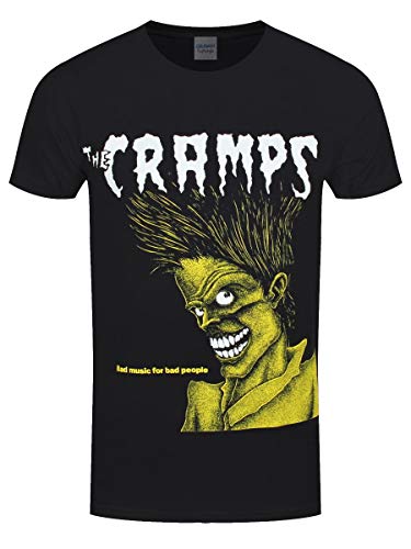 The Cramps Camiseta para hombre Bad Music for Bad People Negro
