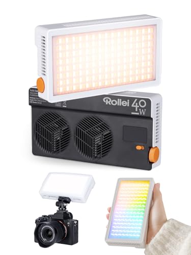 Antorcha led vídeo 5645 Lux foco cámara RGB con batería portátil