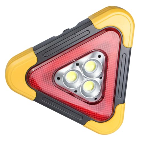 Triangle d'avertissement LED de sécurité pour l'assistance routière nocturne