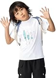 [アクレイス] ラッシュガード キッズ 半袖 かぶり シャツ tシャツ 男の子 女の子 130wht-bd 130サイズ