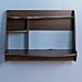 Prepac Kurv Floating Desk, Espresso (EEHW-0901-1)
