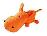 nilpferde englisch Ca. 18 cm groß HUNTER SQUEEZY HIPPO Hundespielzeug, Latex, mit Quietscher, Nielpferd, 18 cm, orange