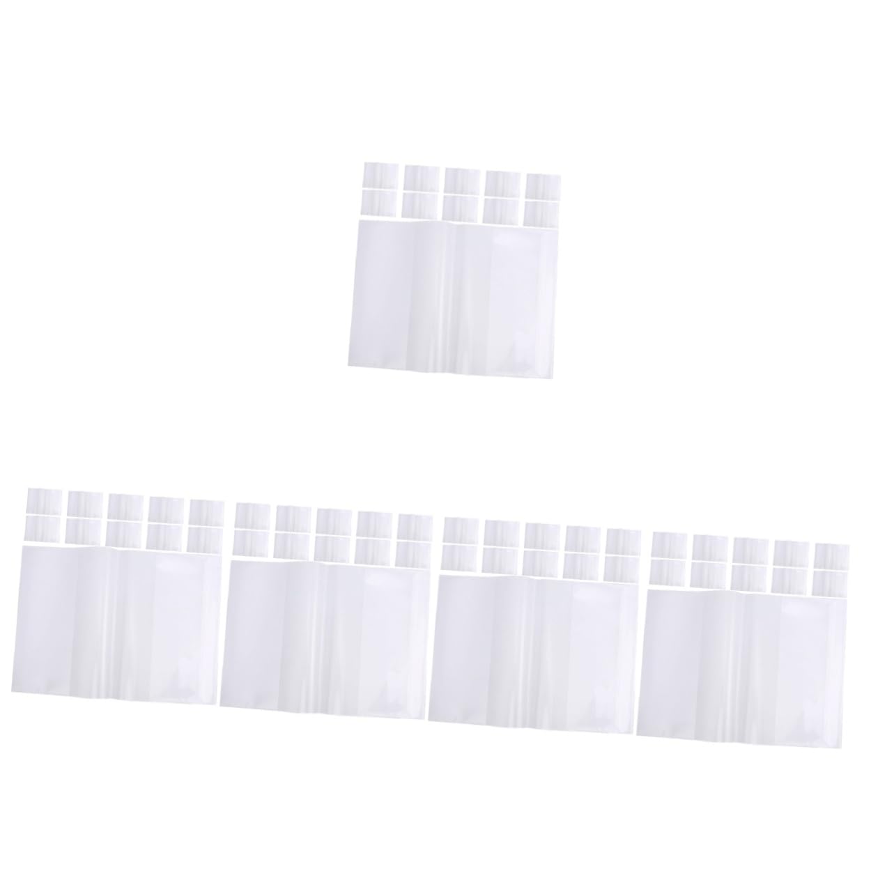 Lurrose 100piezas Funda De Libro Transparente y Resistente Al Agua De Libros Para Escuelas y Proyectos De Arte Instalación Fácil Cubierta Reutilizable y Práctica