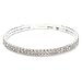 Two Rows of Rhinestone Crystal Anklet