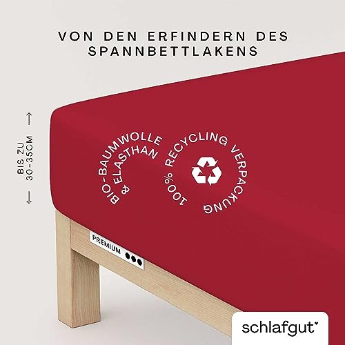 Spannbettlaken 140×200 cm aus Biobaumwolle für Matratzen bis 160×220 cm