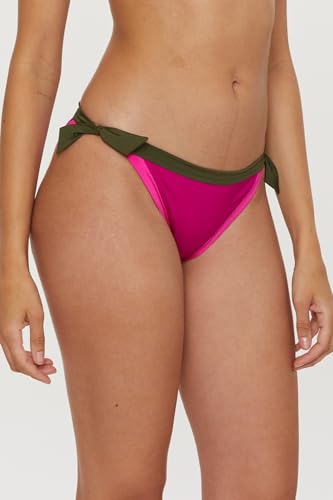 Trina Turk Women's Monaco Colorblock Tie Side Bikini Bottom, Cheeky Coverage, Swimwear Separates2