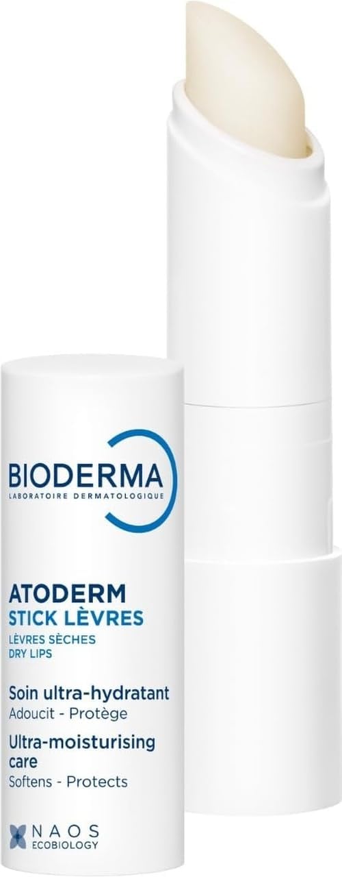 【正規品】ビオデルマ (Bioderma) アトデルム リップスティック 4G リップクリーム 乾燥を繰り返す敏感肌用 無着色 エチルアルコール無添加 パラベン無添加