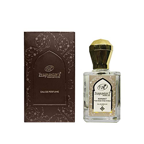 Image of Fragrantor's Eau De Perfume Spray (Kainaat) For Unisex, 50ml - Floral, Sweet, Amber & Musk