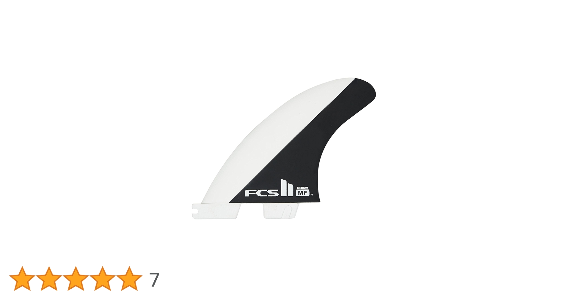 Amazon | FCS II Mick Fanning Tri Fin セット ブラック/ホワイト