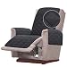 RHF Diamond Chair Covers, Recliner Cover, Chair Covers for Living Room, Chair Cover for Dogs, Recliner Chair Cover, Machine Washable, Double Diamond Quilted(Recliner-Small: Charcoal/Grey)