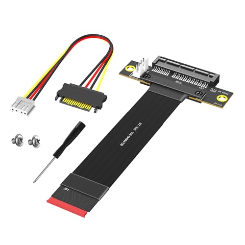 Adaptador PCIe 4.0 4X con conectores chapados que eliminan interferencias al armar tu PC