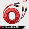 Install Link Audio Cable RCA for Subwoofer or Stereo Cable, 2-Channel, 20ft