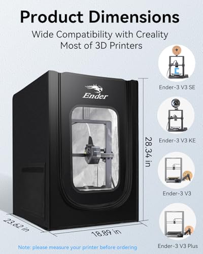 Creality Gabinete Oficial Da Impressora 3D, Barraca À Prova de Fogo e À Prova de Poeira, Capa Protet