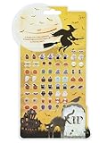 Halloween Stick On Earrings - 30 Pairs Stickers for Girls Boys Self-Adhesive Stick on Earring Stickers, Kids Halloween Theme Earrings, Little girls stick earrings