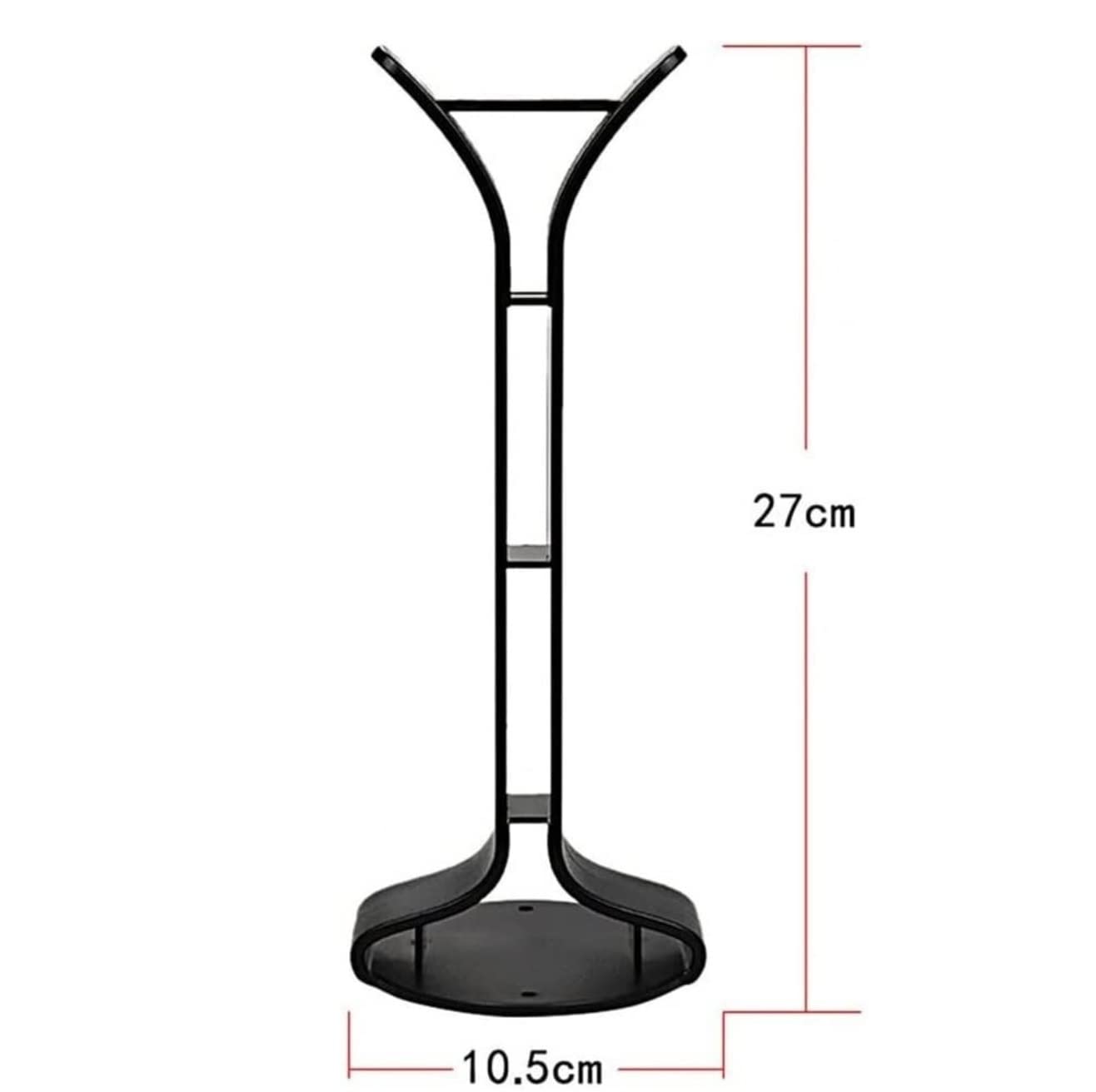 Supporto per Cuffie Pratica Staffa da Scrivania per Cuffie Over-Ear Espositore per Cuffie Posizionamento Solido Verticale Headphone Stand(White)