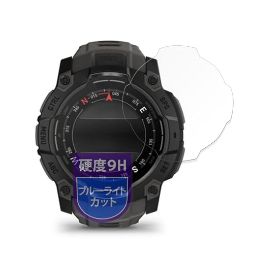 MotoMoto tB GARMIN Instinct 3 AMOLED/Dual Power 50mm p 9H (KX ̍dx) یtB u[CgJbg ˒ጸ {