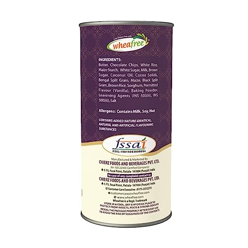 Image of Wheafree Gluten Free Cookies Combo Tutti Frutti + Double ChocoChip Cookies (200g Each) | Tasty, Crunchy and Flavourful Biscuits | Best Teatime Snacks,
