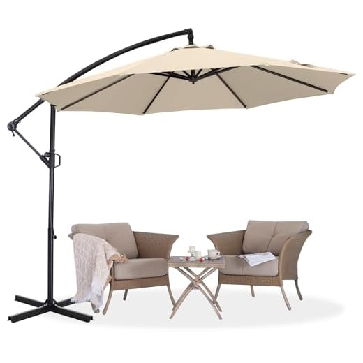 ABCCANOPY 10FT Cantilever Outdoor Umbrella