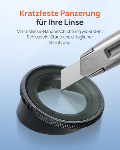 70mai CPL-Filter Zirkular-Polarisationsfilter für 70mai Dash Cam 4K Omni (X800), Blendfreie polarisierende Linse mit Snap-On-Design, Kratzfest und verbessert die Klarheit.