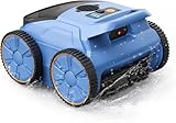 Cordless Robotic Pool Cleaner, 180 Mins Runtime Self-Parking Pool Vacuum for...
