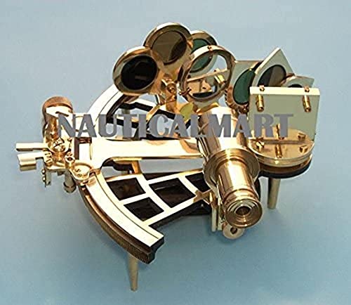Image of NauticalMart 10 inch Brass Astrolabe Sextant
