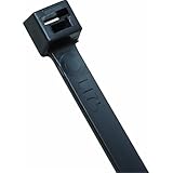 Ty-Rap L-24-175-0-L Cable Tie, Extra Heavy Duty, 24-Inch Length by 0.345-Inch Width, Black, 50-Pack
