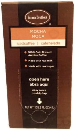 Farmer Brothers Iced Coffee (Ready to Drink) - 4 Liters (Mocha)