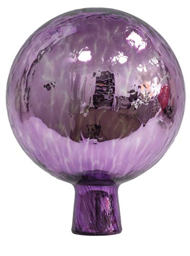 ELIAS Glashütte Original Rosenkugel Venezia Veilchenblau 15 cm verspiegelt