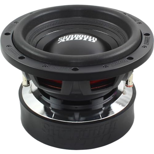 Sundown Audio U-Series v.1 10' Subwoofer (D4) - 1500W RMS, Dual 4-Ohm, 30mm Xmax, 3' CCAW Voice Coil, Optimized for Small Ported Enclosures