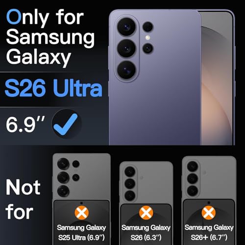 Image of STP FEEL Premium Tempered Glass Screen Protector Guard Compatible For Samsung Galaxy S26 Ultra 5G (Ultrasonic Fingerprint Working) (6.9 Inch, Pack of 1) | Edge to Edge Coverage