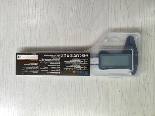 Kynup Large LCD Screen Digital Caliper, 150mm Caliper Measuring Tool, Inch/Millimeter Conversion, Lightweight Digital Vernier Caliper, Measuring Tools Calipers Gauge, Carbon Fiber, 150mm/6'' 8 Kynup Large LCD Screen Digital Caliper, 150mm Caliper Measuring Tool, Inch/Millimeter Conversion, Lightweight Digital Vernier Caliper, Measuring Tools Calipers Gauge, Carbon Fiber, 150mm/6'' - Image 8