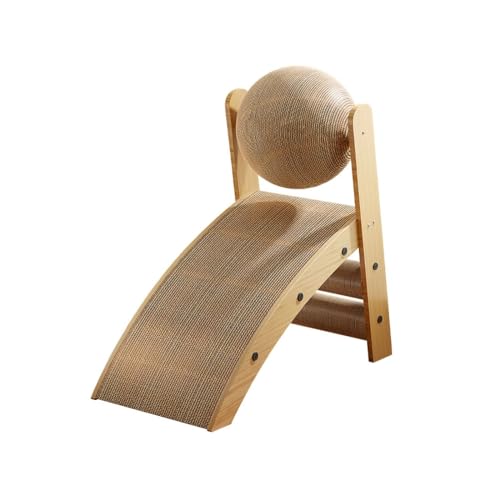 ZIGUIhuasan-11 Cat Scratcher Cat Scratching Board Wear-Resistant Cat Nest Cat Climbing Shelf All-in-One Cat Claw Pillar Cat Toys Pet Claw Trainer for Indoor Cats(Medium)