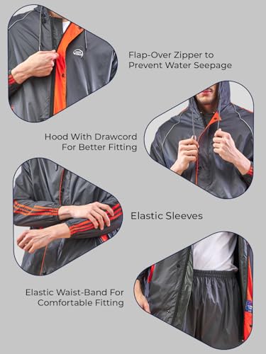 Image of LUX VENUS Reversible Rain Suit for Men.
