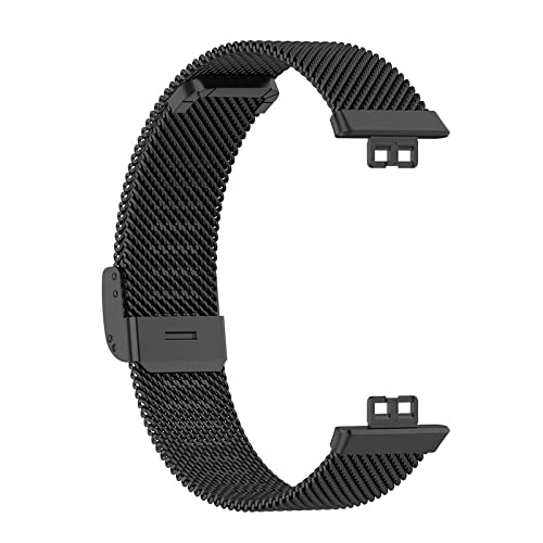 Correa compatible para Huawei Watch Fit acero inoxidable miniatura 4