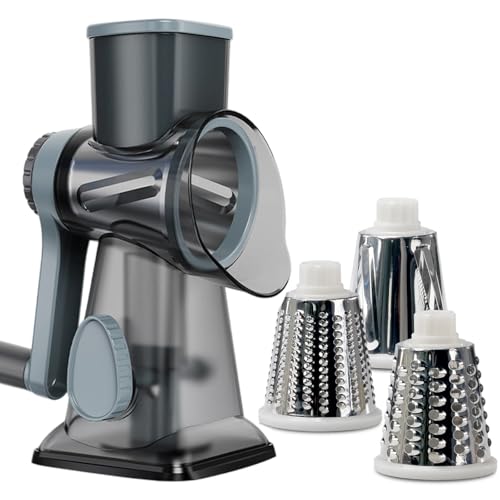 FANSHINUO Multifunzione Affettatrici Verdure Manovella Grattugia Design Conveniente Per Preparazione Del Cibo Senza Sforzo Cucina Essenziale