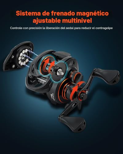 Combo de caña y carrete de pesca telescópica VEVOR con accesorios de spinning 4