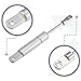 X AUTOHAUX 2 Pcs 4 Inch 22.5Ibs/100N Silver Tone Lift Supports Struts Shocks Gas Spring Universal for RV Car Truck Boat Window Cabinet Door Cover Lids