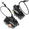 Actuador de cerradura de puerta trasero y delantero del pasajero A-Premium | Compatible con vehículos Hummer - H2 2008-2009, SUV, camioneta cabina y media - set de 2 piezas, reemplaza # 15231185, 15231186 2