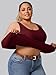 Plus Size Simple Shapewear Top-Sculpting, Tummy Control Vest with Built-in Bra for Fall & Winter-Comfortable Tank Tops (US, Alpha, 3X, Plus, Regular, Crimson)