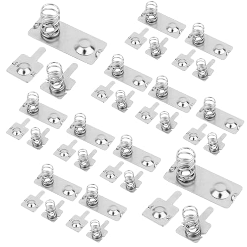 BTFO 12 Pairs AAA Battery Spring Contacts, Negative to Positive